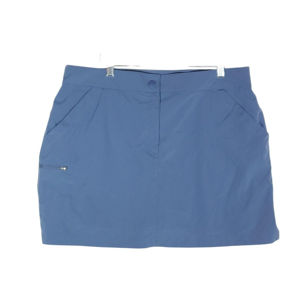 32 Degrees COOL Womens XL Blue Athletic Skort Golf Tennis Lined Pockets